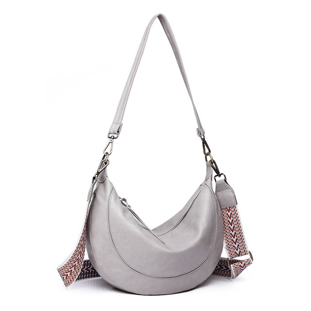 Bolsa Crescent Crossbody Bag Casual Fashion Underarm Bag Portable para vacaciones de fin de semana JShteea Para Estrenar