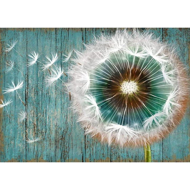 5D DIY diamante pintura diente de león cuadro redondo completo manualidades arte decoración del hogar Tmvgtek 5mn0gw1eb4hg1qt5