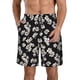 thumbnail image 1 of Balery Daisies Flowers Traje de Baño Estilo Hawaiano para Hombre, Shorts de Secado Rápido con Bolsillos-X-Large, 1 of 6