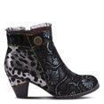 thumbnail image 5 of L`Artiste Dessa Women's Bootie with Eye-catching Metallic & Animal Print Design, 5 of 8