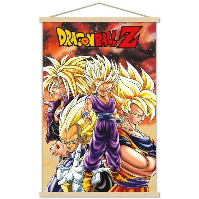 Dragon Ball Z - Saiyans Wall Poster, 22.375" x 34"