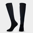 thumbnail image 3 of YAOBAMM Bas pour Femmes Chauds 1 Paire Bas Fermeture Éclair Port Pratique Imprimé Rayé Couleur Unie Résistant au Froid Compression Doux, 3 of 6