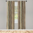 thumbnail image 3 of Ambesonne Vintage Curtains, Traditional Ornaments, Pair of 28"x84", Multicolor, 3 of 5