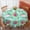 Pioneer Flower Floral-2, variant on Pioneer Flower Floral Print Pattern Round Tablecloth 60 X 60 Inch, Wrinkle Resistant Wipeable Table Cloth for Kitchen Dining Picnic Patio Party