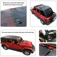 thumbnail image 3 of Shadeidea Jeep Wrangler Sunshade JL Unlimited 4 Door JLU Sun Shade (2018-Current) Top Front+Rear+Trunk-Blue Mesh Screen Cover UV Blocker with Grab Bag Storage Pouch-10 Years Warranty, 3 of 7