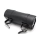 thumbnail image 4 of Bolsa para Tenedor de motocicleta, bolsa de herramientas impermeable para manillar, alforja de cuero PU, bolsa de herramientas de almacenamiento delantera y trasera, 2 correas, 4 of 5
