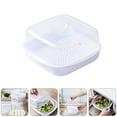 thumbnail image 3 of Microwave Vegetable Steamer with Removable Strainer, Steam Vent Lid, Fish & Veggie Cooker Oven Container for Healthy Cooking, 3 of 6