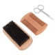 thumbnail image 4 of Kit De Aseo Para Bigote, Acero Inoxidable + Madera, Prevención Estática, Eliminación De Suciedad, Masaje, Cepillo Para Barba, Juego De Peine Para Aniversario ANGGREK Beard Comb, 4 of 8
