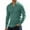 Green, variant on KHONTS Mens Casual Slim Fit Basic Henley Long Sleeve Fashion T-Shirt Navy XL