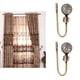 thumbnail image 4 of Gancho para sujetar cortinas con forma ahuecada de moda, color bronce hueco Estilo1 Bronce, 4 of 9