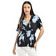 thumbnail image 1 of Blusa escote cruzado Roman Fashion /Juvenil, 6931 (Negro / Azul) negro M, 1 of 4