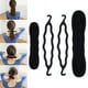 thumbnail image 2 of Accesorio para peinar el cabello, juego de herramientas para peinar el cabello con trenzas, color negro, 2 of 5