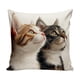 thumbnail image 2 of Juego de almohadas con estampado de animales bonitos para dormitorio, sala de estar, sofá, cojín de 45 x 45 cm para decoración de sofá y sala de estar, funda de almohada aterciopelada., 2 of 6