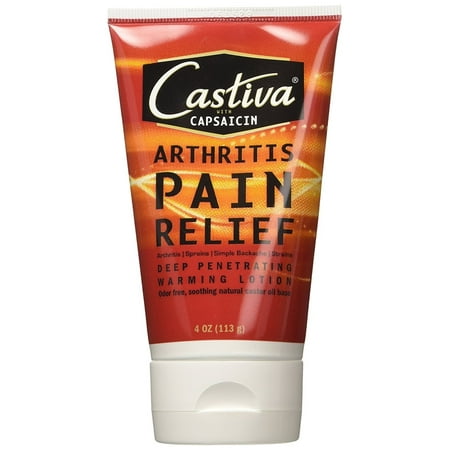 Castiva Capsaicin Arthritis Pain Relief Lotion, 4