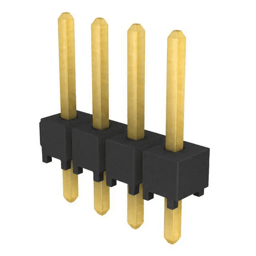 TSW-104-07-G-S Connector Header Through Hole 4 position 0.100 (2.54mm) :RoHS