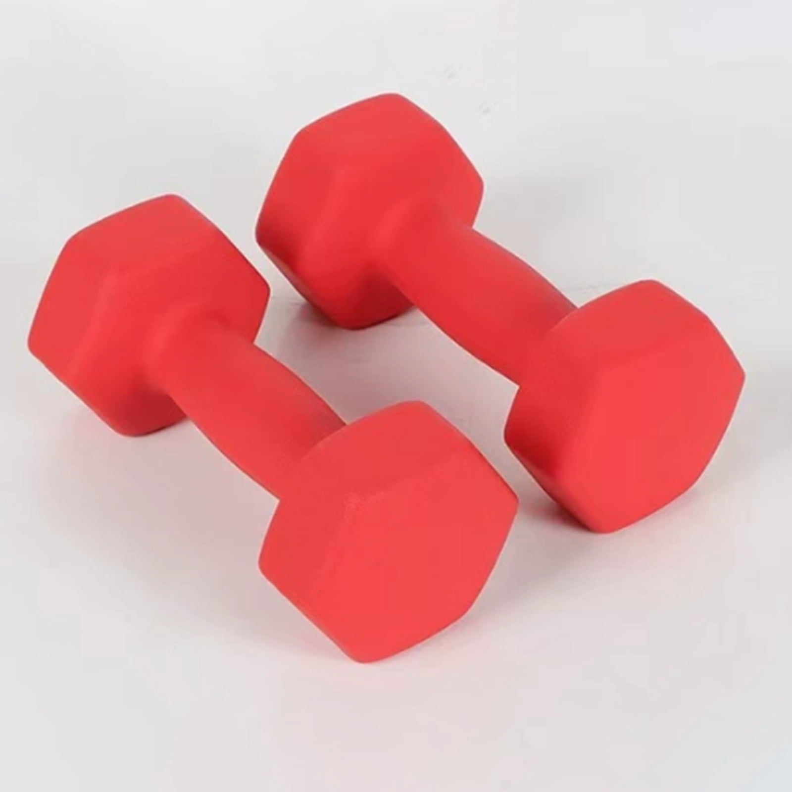 Ton 2pcs Basics Neoprene Dumbbell Hand Weights for Exercise and Muscle Toning (2kg）
