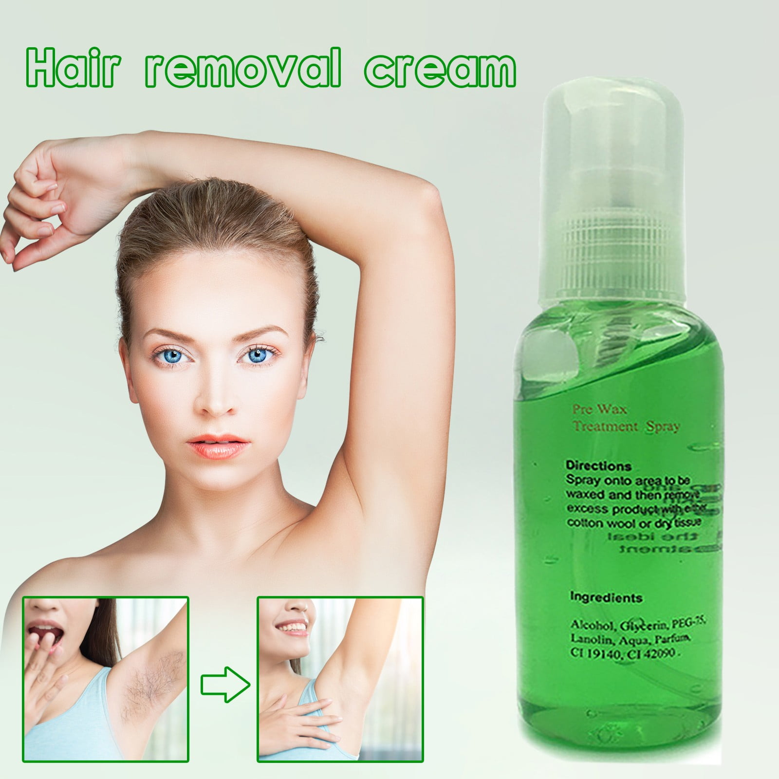 Skin Care Natural Permanent Hair Removal Spray Powerful 60ml Face Fkin Body Skin Care Products