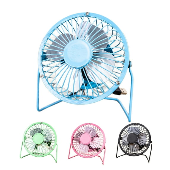 Shenmeida USB Desk Personal Fan, Quiet Portable Mini Table Fan with One Setting, Small Portable and Lightweight Personal Fan Perfect for Use in Home, Office, Desktop, Camping or Travel