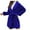 Blue, variant on Timegard Trench Coats for Women Long Sleeve Lapel V Neck Strap Coat Fall Winter Comfy Warm Overcoat
