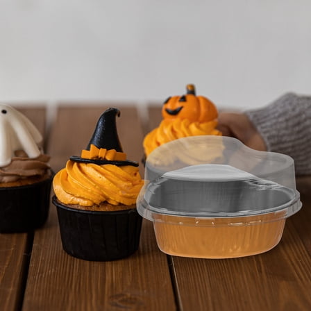 PBPBOX Heart Shaped Foil Baking Box Aluminum Foil 10Pcs