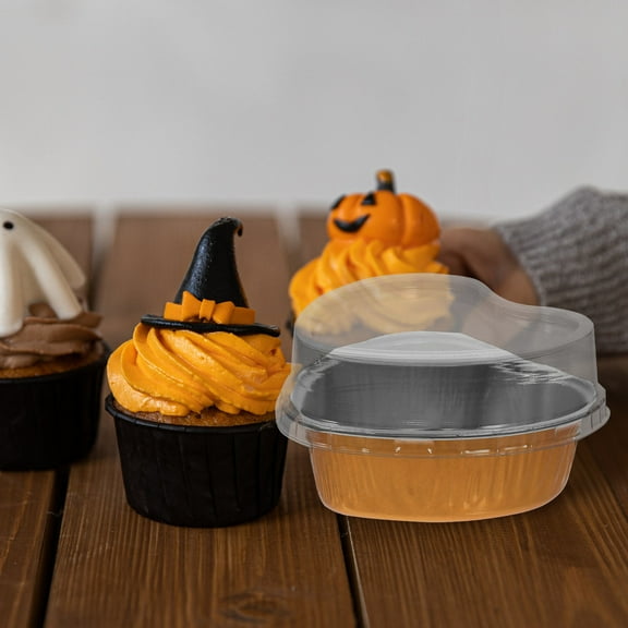 PBPBOX Heart Shaped Foil Baking Box Aluminum Foil 10Pcs