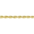 thumbnail image 3 of FJC Finejewelers 8 Inch 10k 7mm Handmade bright-cut Rope Chain Bracelet, 3 of 6