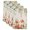Off-white, variant on Red Poppy Kitchen Towels Set of 4, Farmhouse Country Vintage Flower Leaf Plant Absorbent Dish Towels for Kitchen, Microfiber Hand Towel, Quick Drying Tea Towel for Cleaning Decorative Dishcloths