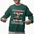 thumbnail image 2 of Christmas Sweatshirt, Squats Funny Gym Christmas Sweatshirt, Muscular Santa Ugly Holiday Sweatshirt, Festive Fitness Xmas Gift for Squatters & Weightlifters, 2 of 5