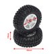 thumbnail image 3 of 4 Uds CNC Micro ruedas de neumáticos aptos para Axial SCX24 90081 00001 000002 RC crawler piezas de repuesto Plata B, 3 of 7