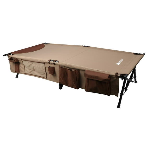 Ozark Trail XXL WeatherResistant Deluxe Cot with Side Organizer