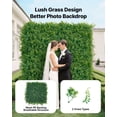 thumbnail image 2 of VEVOR Artificial Plant Wall, 12PCS 20 x 20 in Artificial Boxwood Panels, Sun Protection Greenery Backdrop Privacy Hedge Fence, Fake Grass Screen for Wedding, Indoor, Outdoor Garden, Backyard, 2 of 9