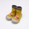 thumbnail image 2 of Zwiiyzr 2025 Baby Non Slip Grip Socks Barefoot Shoes First Walkers Toddler Boys Breathable Kids Cartoon Thicken Indoor Toddler for 3 Months-4 Years Yellow, 2 of 4