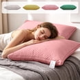 thumbnail image 7 of Luxury Sleeping Pillow for Stomach & Side Sleepers - Comfortable Pillow with Down Filling & Memory Foam - 1pcs, 7 of 7
