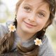 thumbnail image 3 of Hair Scrunchy Flower Hair Rings for Women Daily Gauze Hair Fixing 3Pcs, 3 of 4