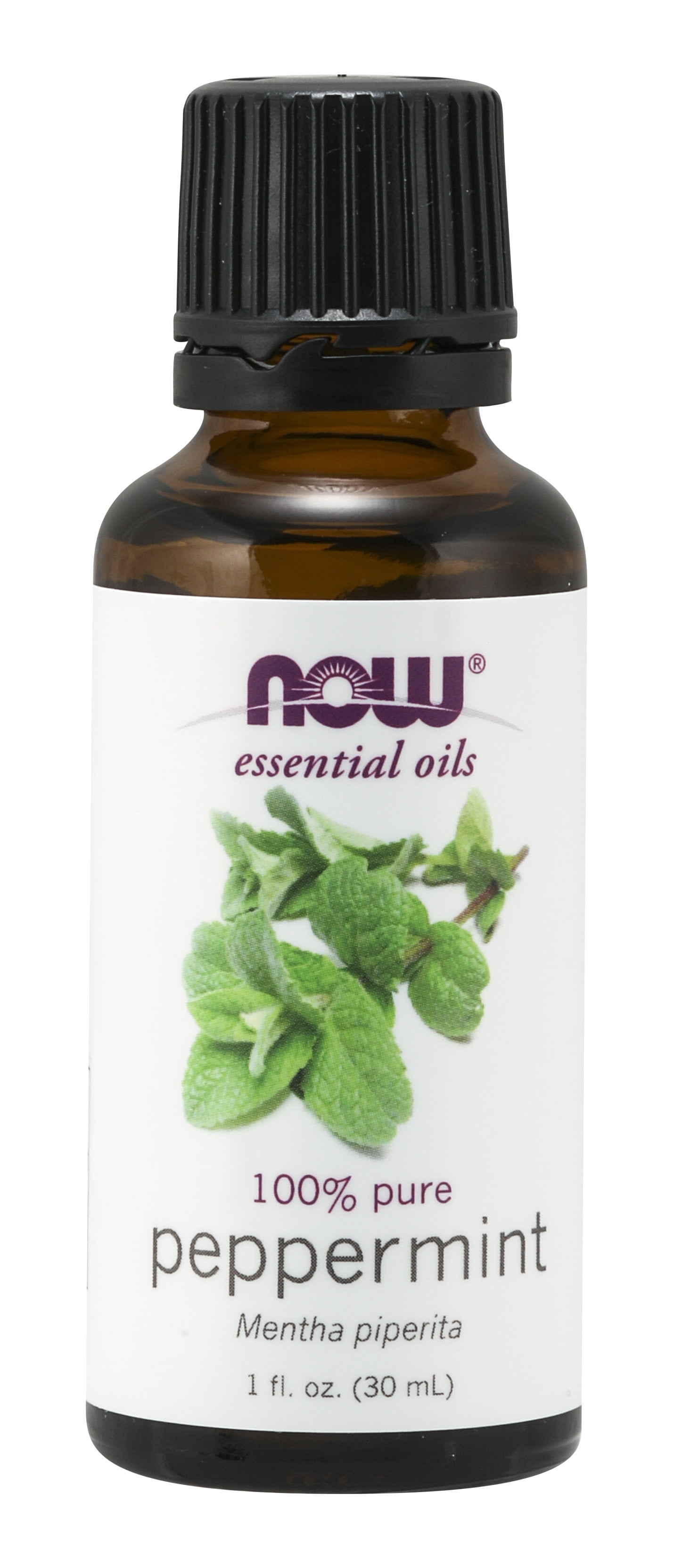 NOW Essential Oils, Peppermint Oil, Invigorating Aromatherapy Scent