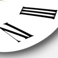 thumbnail image 3 of Designart 1 in Quartz Traditional Wall Clock, 3 of 5