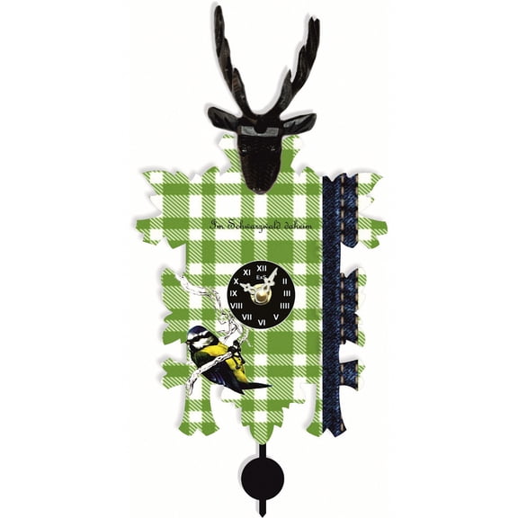 Kuckulino Black Forest Clock with quartz movement and cuckoo chime