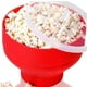 thumbnail image 3 of Palomitas de maíz alimentaria de silicona para palomitas de maíz Bowl microondas para palomitas de maíz para fiestas rojo Soledad Bol para hacer palomitas de maíz, 3 of 10
