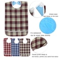 thumbnail image 2 of Gupbes Waterproof Bib,Clothing Protector Bib,3 Colors Waterproof Adult Elder Mealtime Bib Washable Dinning Aid Clothes Protector, 2 of 6