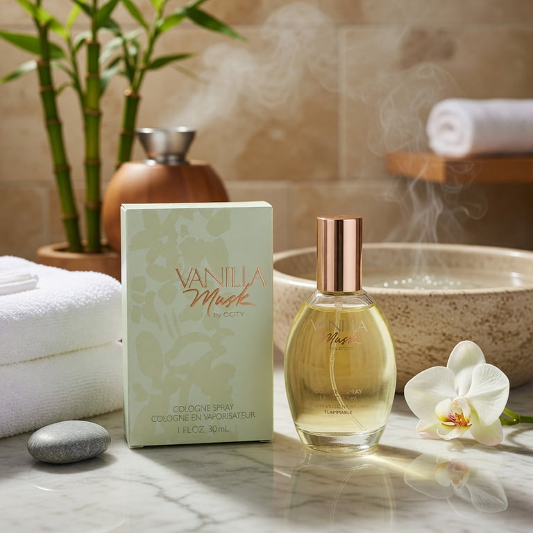 Coty, Vanilla Musk Cologne Spray, 1 oz, Oriental Vanilla fragrance