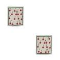 thumbnail image 2 of Inteprter Paño de limpieza de cocina Cuencos Toalla de Trapo de Utensilios de cocina Paños de platos absorbentes con patrones encantadores Cereza 2Conjunto, 2 of 6