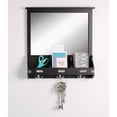 thumbnail image 4 of Uniek Stallard Decorative Rustic Wood Organizer with Mirror, 4 of 8