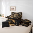 thumbnail image 5 of Feelyou Teens Bear Print Bedding Comforter Set 7 Pieces, Rustic Farmhouse Full Bedding Set, Jungle Animal Wildlife Reversible Fitted Sheet Flat Sheet, Super Cozy Room Decor, 5 of 7