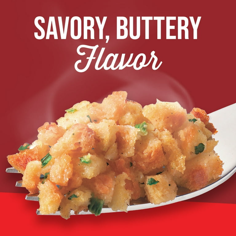 Stove Top Chicken Stuffing Mix Side Dish, 6 oz Box with Herbs and