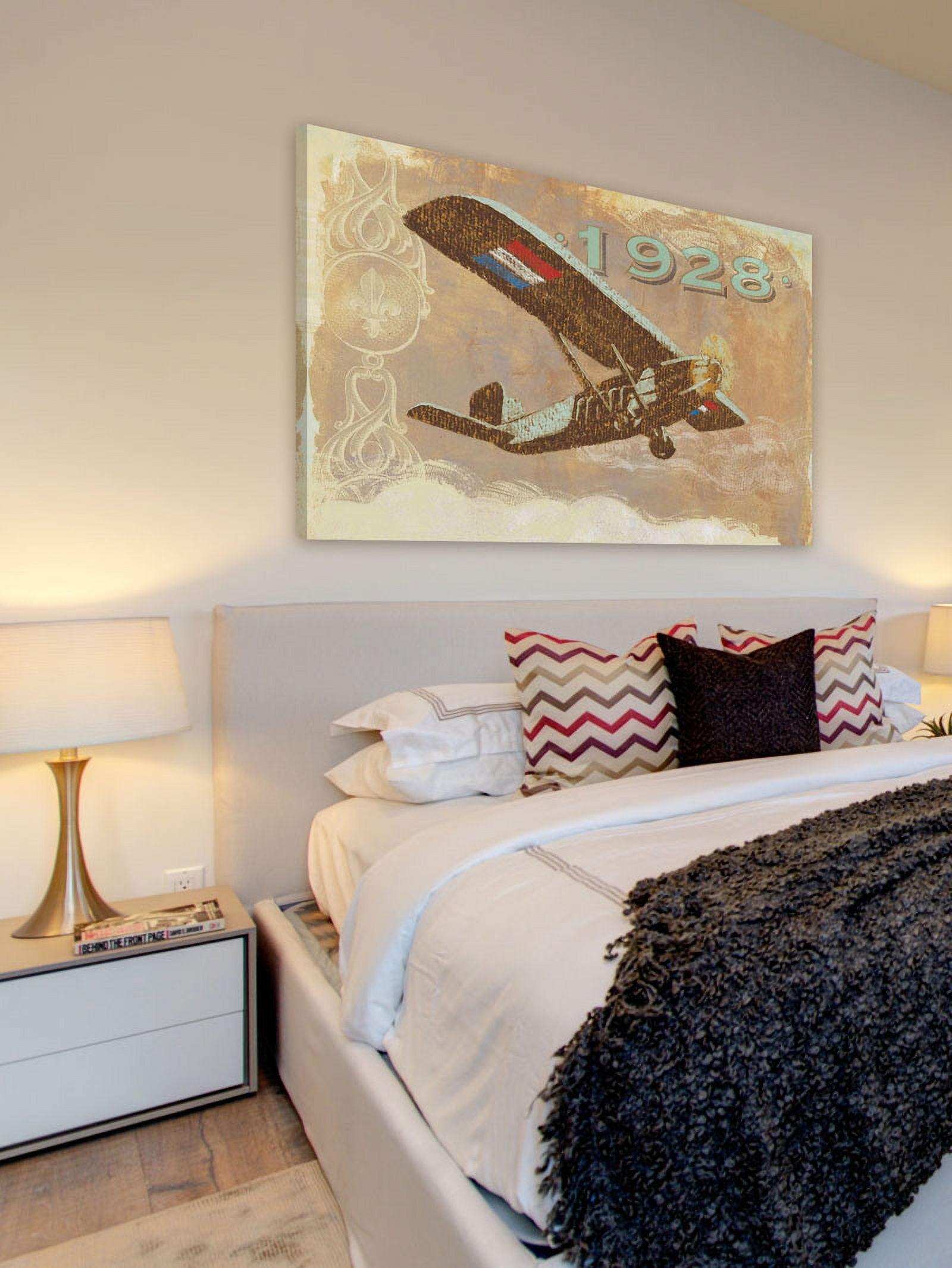 Marmont Hill "Vintage Plane 1928" Painting Print on Canvas