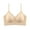 Beige, variant on Wireless Minimal Support Everyday Bras - Women's Solid Color Strapless Comfortable Lift Breathable Backless Underwear Daily Bra Beige Xl
