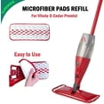 thumbnail image 3 of UJONGE 5 PCS Washable Microfiber Spray Mop Refills For Vileda Mop Head Refill Compatible with O-Cedar ProMist, Spray Replacement Mop Pads Replacement Head, 3 of 7