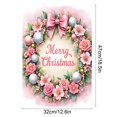 thumbnail image 3 of Christmas Kitchen Towels Christmas Tree Print Hanging Hand Bath Microfiber Towel For Bathroom Home Tea Bar Kitchen, 3 of 7