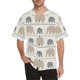 thumbnail image 4 of Camisas hawaianas con estampado de animales para hombre, blusa de manga corta, blusas de fiesta para vacaciones, camiseta de gran tamaño para hombres, ropa Harajuku Camisa, 4 of 5