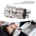 thumbnail image 3 of High Speed Handpiece Adapter, 4 To 2 Hole Professional Easy Installation  Handpiece Tubing Hose Adapter Universal Fit  for  Applications, 3 of 7